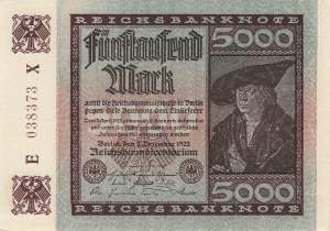 5000 Mark  ro.80d X 1922